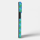 Coques Case-Mate iPhone Cercles de Bleu (Verso / Droite)