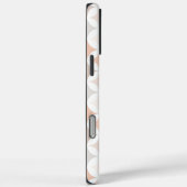Coques Case-Mate iPhone Cercles de diamant géométriques Tan (Verso / Droite)