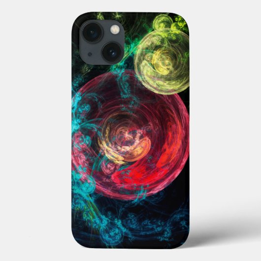 Coques Case-Mate iPhone Cercles de galaxies (Verso)