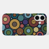 Coques Case-Mate iPhone Cercles de Terre Masculine moderne (Verso (horizontal))
