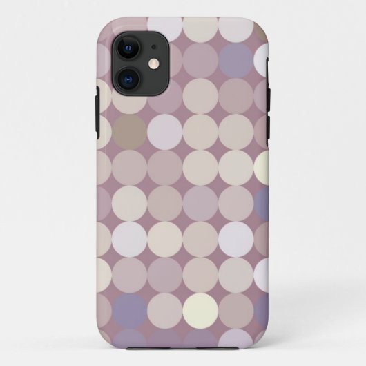 Coques Case-Mate iPhone Cercles de tissu motif abstrait (Dos)