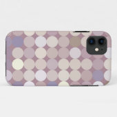 Coques Case-Mate iPhone Cercles de tissu motif abstrait (Dos (Horizontal))