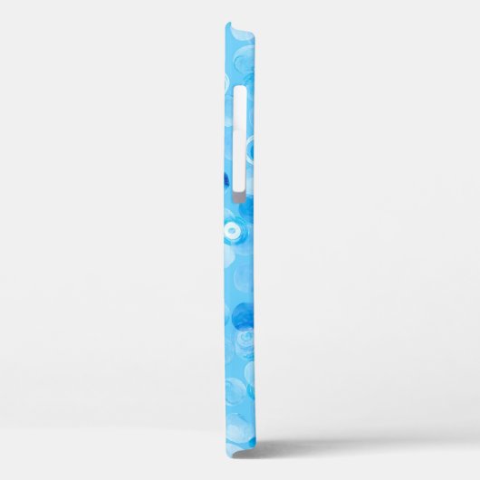 Coques Case-Mate iPhone Cercles d'hiver : Pois Abstraits. (Verso / Gauche)