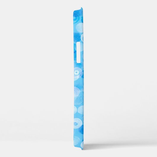 Coques Case-Mate iPhone Cercles d'hiver : Pois Abstraits. (Verso / Droite)