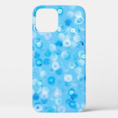 Coques Case-Mate iPhone Cercles d'hiver : Pois Abstraits. (Verso)