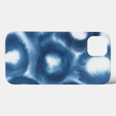 Coques Case-Mate iPhone Cercles d'impression d'aquarelle d'Indigio (Verso (horizontal))