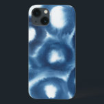 Coques Pour iPhone Cercles d'impression d'aquarelle Indigio<br><div class="desc">Cercles d'impression en aquarelle Indigio. Artiste : Grace Popp. ID image : 153152FN.</div>