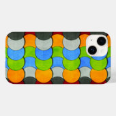 Coques Case-Mate iPhone Cercles empilés-Texté par Shirley Taylor (Verso (horizontal))