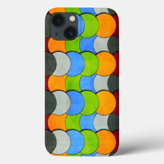 Coques Case-Mate iPhone Cercles empilés-Texté par Shirley Taylor (Verso)
