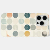 Coques Case-Mate iPhone Cercles et autres formes sur fond blanc (Verso (horizontal))