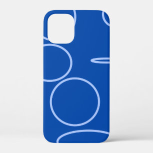 Case-Mate iPhone Case Cercles et boucles sur bleu