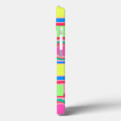 Coques Case-Mate iPhone Cercles et carrés (Verso / Gauche)