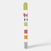 Coques Case-Mate iPhone cercles et rayures audacieux moderne (Verso / Gauche)