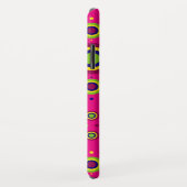 Coques Case-Mate iPhone Cercles funky personnalisés Motif (Dos/Droite)