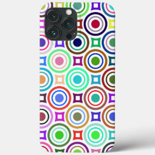 Case-Mate iPhone Case Cercles géométriques colorés Abstraits