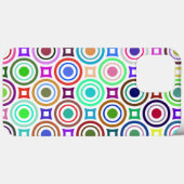 Coques Case-Mate iPhone Cercles géométriques colorés Abstraits (Verso (horizontal))