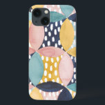 Coques Pour iPhone Cercles géométriques d'aquarelle<br><div class="desc">Artiste géométrique de cercles d'aquarelle : Grâce Popp</div>
