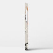 Coques Case-Mate iPhone Cercles gris : Motif simple et transparent (Verso / Gauche)