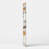 Coques Case-Mate iPhone Cercles gris : Motif simple et transparent (Verso / Droite)