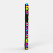Coques Case-Mate iPhone cercles motif (Dos/Droite)