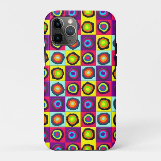 Coques Case-Mate iPhone cercles motif (Dos)
