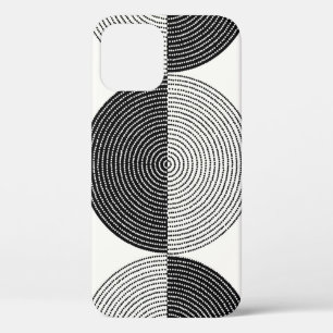 Case-Mate iPhone Case Cercles noirs et blancs motif sans soudure