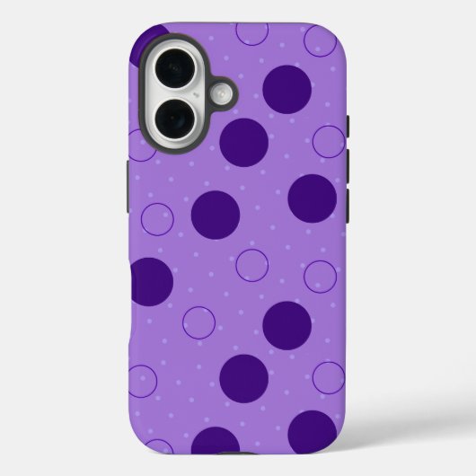 Coques Case-Mate iPhone Cercles pourpres (Verso)