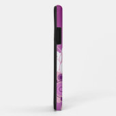 Coques Case-Mate iPhone Cercles Rétro Violets Avec Des Fils (Dos/Droite)