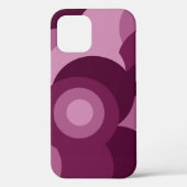 Coques Case-Mate iPhone cercles rose et violet motif (Verso)