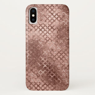Case-Mate iPhone Case Cercles Rose Or Rose Pailletés Luxe Étincelant