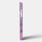 Coques Case-Mate iPhone Cercles tourbillonnants en forme de poule sur mesu (Verso / Gauche)
