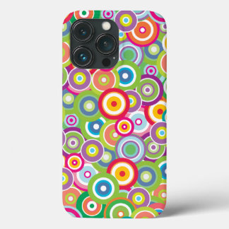 Coques Pour iPhone Cercles vecteurs lumineux