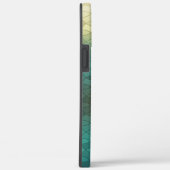 Coques Case-Mate iPhone Cercles vert dégradé motif géométrique (Verso / Droite)