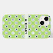 Coques Case-Mate iPhone Cercles verts combinés par Shirley Taylor (Verso (horizontal))
