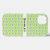 Coques Case-Mate iPhone Cercles verts combinés par Shirley Taylor (Verso (horizontal))