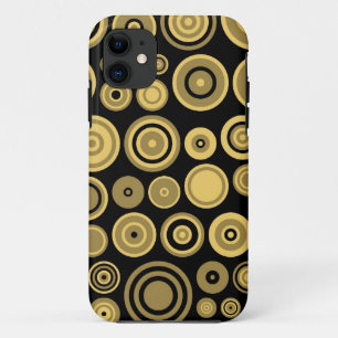 Coque Case-Mate Pour iPhone Cercles vintages graphique transparent