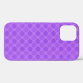 Coques Case-Mate iPhone Cercles violets défraîchis motif Coque-coque iphon (Verso (horizontal))