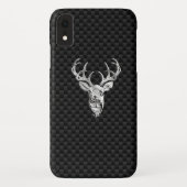 Coques Case-Mate iPhone Cerf à queue blanche sauvage sur papier carbone (Dos)