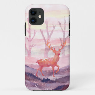 Coques Pour iPhone Cerf dans la forêt