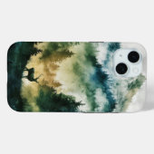 Coques Case-Mate iPhone Cerf dans la forêt (Verso (horizontal))