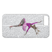 Coques Case-Mate iPhone Cerf de ballet en rose (Dos (Horizontal))