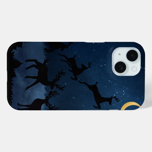 Coques Case-Mate iPhone Cerf de lune (Verso (horizontal))