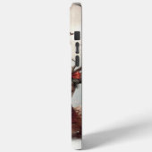 Coques Case-Mate iPhone Cerf de Noël/bonhomme de neige en bois classique (Verso / Gauche)
