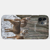 Coques Case-Mate iPhone Cerf d'hiver (Dos (Horizontal))