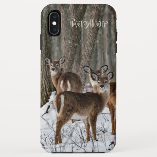 Coques Case-Mate iPhone Cerf d'hiver (Dos)