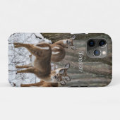 Coques Case-Mate iPhone Cerf d'hiver (Dos (Horizontal))