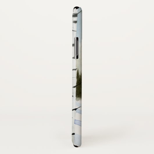 Coques Case-Mate iPhone Cerf en chute de neige (Dos/Droite)