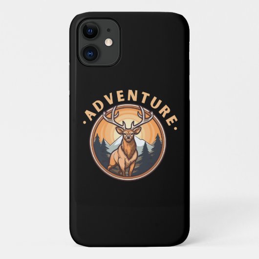 Coques Case-Mate iPhone Cerf - Faune - Camping - Aventure (Dos)