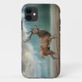 Coques Case-Mate iPhone Cerf Lone Dans La Forêt Misty (Dos)