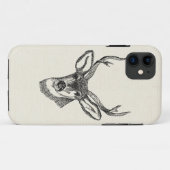 Coques Case-Mate iPhone Cerfs communs vintages (Dos (Horizontal))